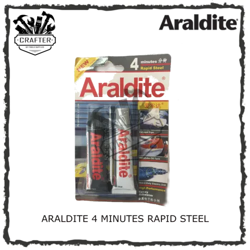 15ml X 2 ARALDITE 4 MINUTES RAPID STEEL