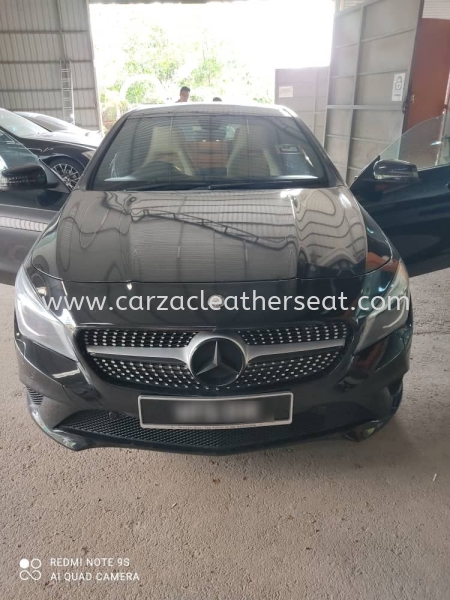 MERCEDES CLA 200 CENTER PILLAR COVER REPLACE FABRIC Car Interior Design Selangor, Malaysia, Kuala Lumpur (KL), Seri Kembangan Service, Retailer, One Stop Solution | Carzac Sdn Bhd