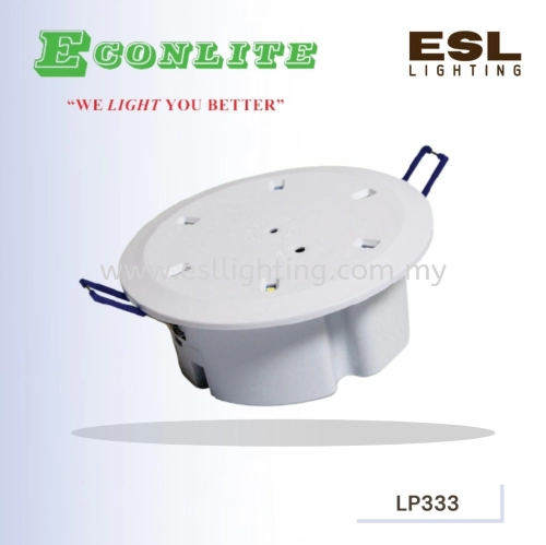 ECONLITE LP 333 HIGH EFFICIENCY SELF-CONTAINED EMERGENCY LIGHTING LUMINAIRE