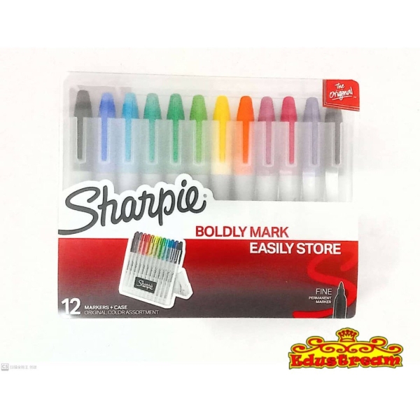 SHARPIE FINE PERMANENT MARKER ORI HERO PACK WITH CASE 12 COLOUR Marker Writing & Correction Stationery & Craft Johor Bahru (JB), Malaysia Supplier, Suppliers, Supply, Supplies | Edustream Sdn Bhd