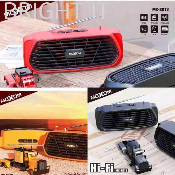 Moxom MX-SK12 Wireless Speaker Speaker  Product Melaka, Malaysia, Batu Berendam Supplier, Suppliers, Supply, Supplies | BRIGHT IT SALES & SERVICES