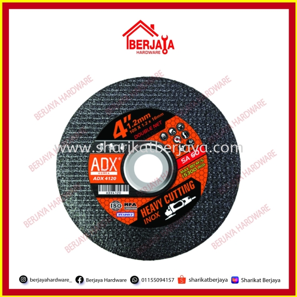 ADX4120 HEAVY CUTTING Akoda Discs & Wheel Hardware Johor, Malaysia, Ayer Hitam Supplier, Wholesaler, Supply, Supplies | Sharikat Berjaya