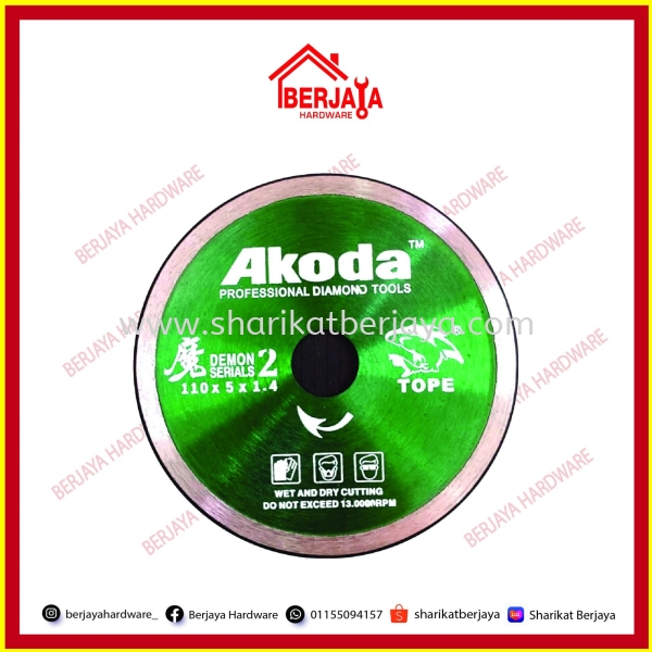DEMON 2 Akoda Discs & Wheel Hardware Johor, Malaysia, Ayer Hitam Supplier, Wholesaler, Supply, Supplies | Sharikat Berjaya
