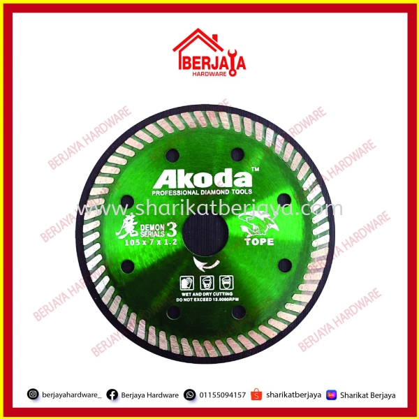 DEMON 3 Akoda Discs & Wheel Hardware Johor, Malaysia, Ayer Hitam Supplier, Wholesaler, Supply, Supplies | Sharikat Berjaya