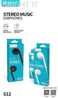 Celebrat G12 Stereo Earphone