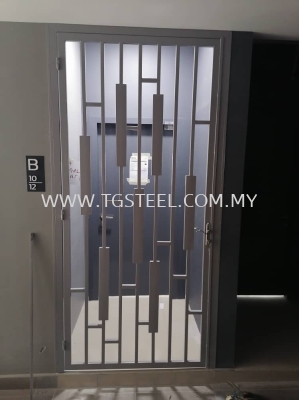 Powder Coating Metal Door Grill