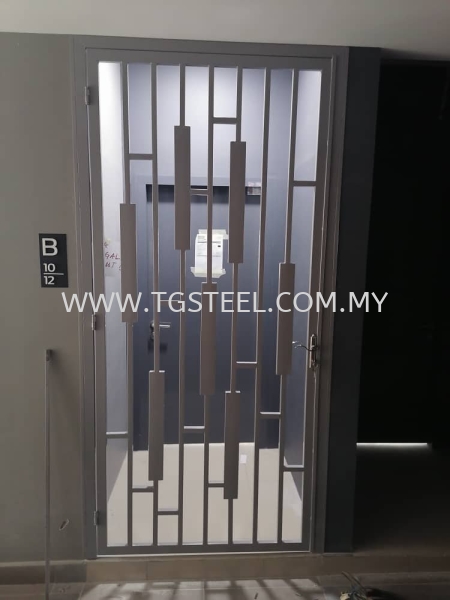 Powder Coating Metal Door Grill Door Grill & Swing Door Kuala Lumpur (KL), Malaysia, Selangor, Cheras Supplier, Installation, Supply, Supplies | TG Steel Design & Engineering