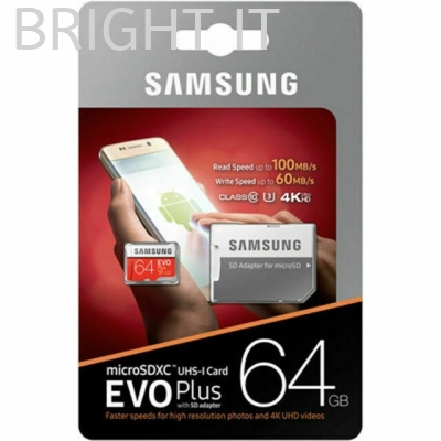 Samsung Evo Plus Memory Card - 64GB