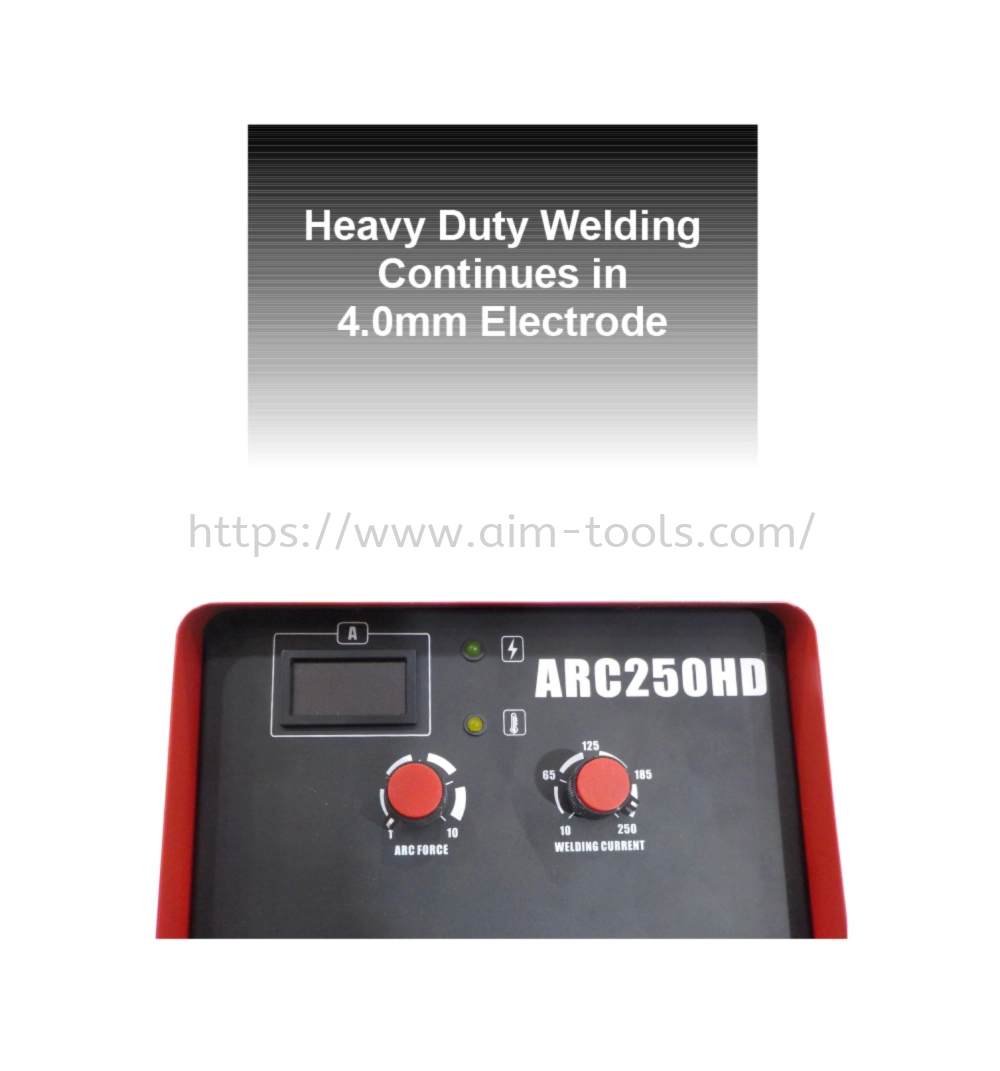 WELDING MACHINE, ARC/MMA, 250AMP (HEAVY DUTY)