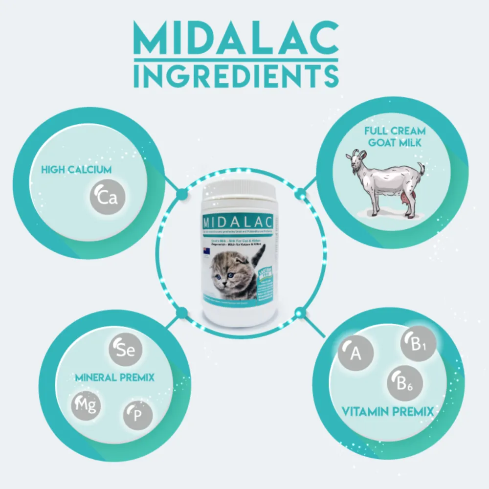 MIDALAC GOAT'S MILK - MILK FOR CAT & KITTEN