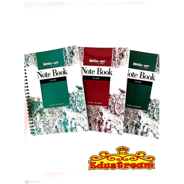 Campap Write-On Note book 70GSM 50 Sheet with Ring Notebook Writing & Correction Stationery & Craft Johor Bahru (JB), Malaysia Supplier, Suppliers, Supply, Supplies | Edustream Sdn Bhd