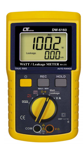 lutron dw-6160 watt/leakage meter