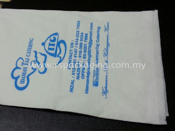 1 Ply Dinner 1 color printing M.o.q (30,000 pcs)