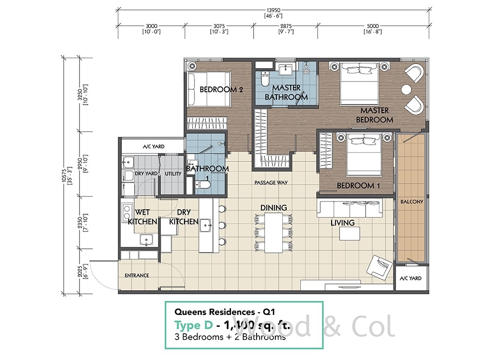 Floor Plan Queens Residences åœ°äº§æ–°èµ„è®¯ æ§ŸåŸŽservice Design Wood Col Sdn Bhd
