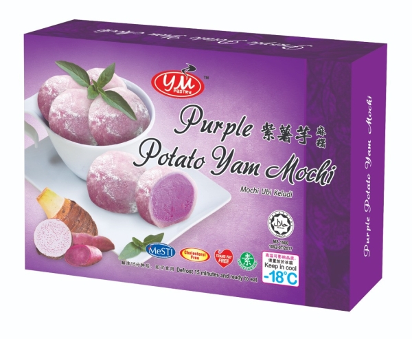 Purple Potato Yam Mochi 3D Box 6PCS 6PCSX25G Mochi Malaysia, Johor, Kluang Supplier, Manufacturer, Supply, Supplies | YM PASTRY MANUFACTURING SDN BHD