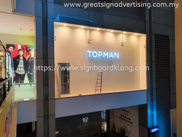 TOPMAN PAVILION KL 3D LED CHANNEL SIGNBOARD Selangor, Malaysia, Kuala Lumpur (KL), Kuantan, Klang, Pahang Manufacturer, Maker, Installation, Supplier | Great Sign Advertising (M) Sdn Bhd