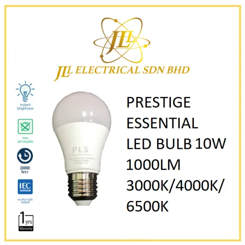 PRESTIGE ESSENTIAL LED BULB 10W 1000LM 3000K/4000K/6500K