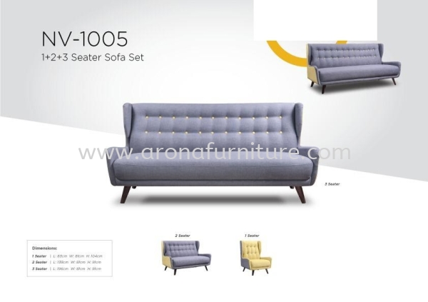 NV-1005 1+2+3 Sofa Fabric Sofa Arona Johor Bahru (JB), Malaysia, Skudai Supplier, Suppliers, Supply, Supplies | Arona Furniture Sdn. Bhd.