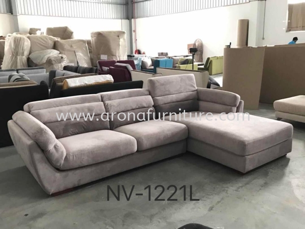 NV-1221L L-Shape Fabric Sofa Arona Johor Bahru (JB), Malaysia, Skudai Supplier, Suppliers, Supply, Supplies | Arona Furniture Sdn. Bhd.