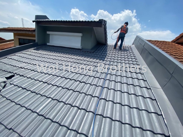  Airless Spray Roof Ceramic Color Coat  Selangor, Malaysia, Johor Bahru (JB), Kuala Lumpur (KL), Perak, Penang Services, Contractor, Specialist | Wai Hong Brothers Sdn Bhd