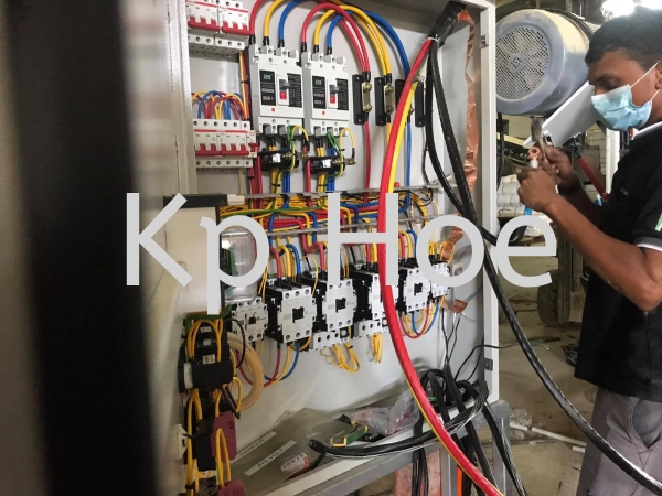 Installing & Commissioning Switchboard & Machine Motor Cable Switchboard / Panel board Design, Service & Installation  Service Provided Kedah, Malaysia, Alor Setar Supplier, Suppliers, Supply, Supplies | KP Hoe Electrical Sdn Bhd