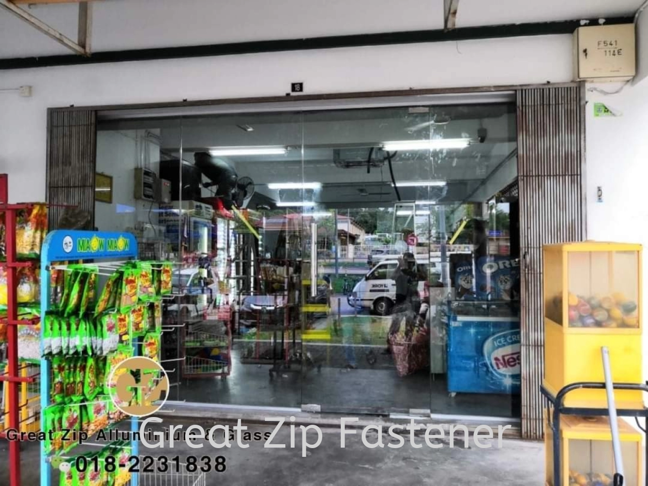 Tempered Glass Shop Front