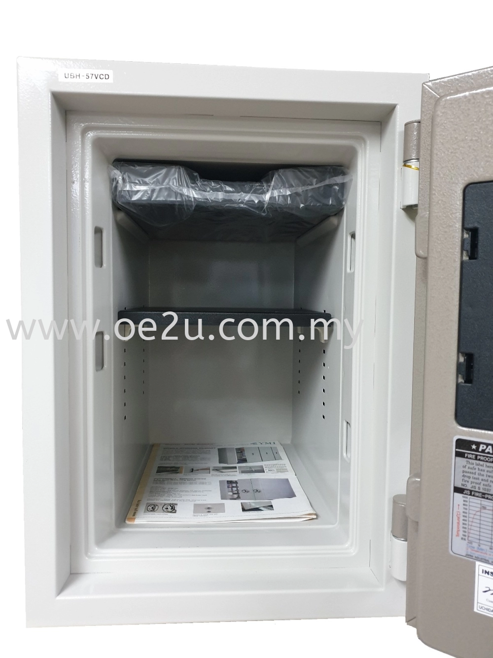 UCHIDA UBH-57VCD Fire Resistant Safe Box (Dial Lock)_57kg