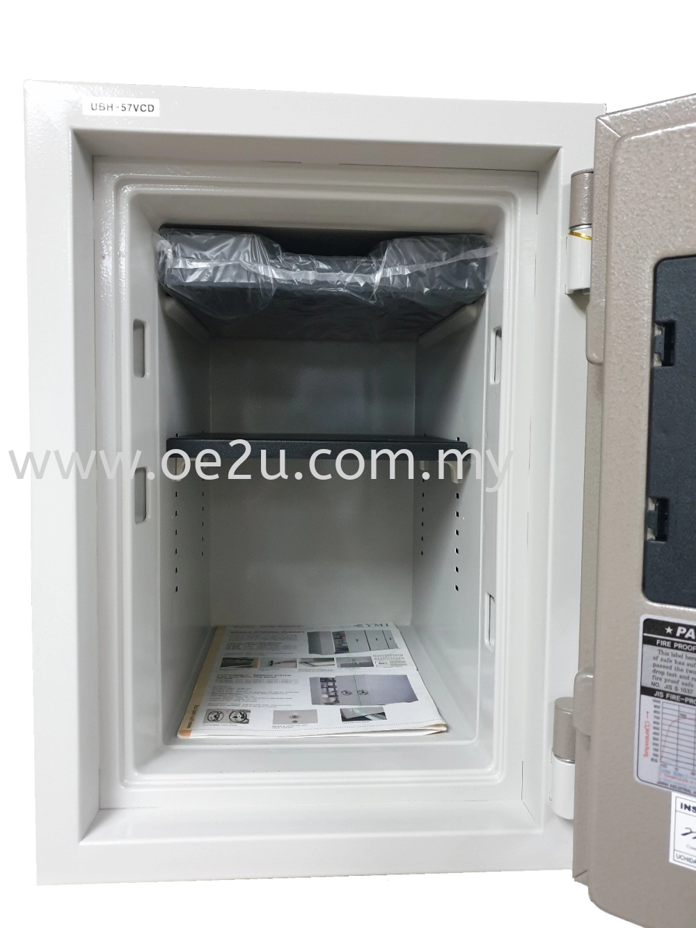 UCHIDA UBH-57VE Fire Resistant Safe Box (Digital Lock)_57kg