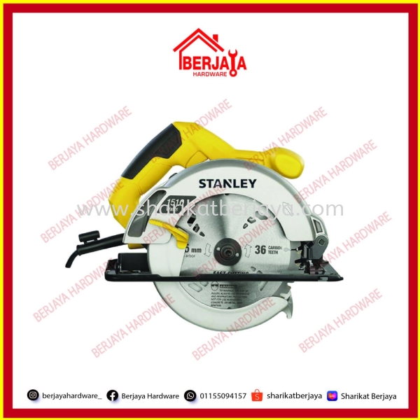 1510W 185MM CIRCULAR SAW Stanley Power Tools Johor, Malaysia, Ayer Hitam Supplier, Wholesaler, Supply, Supplies | Sharikat Berjaya