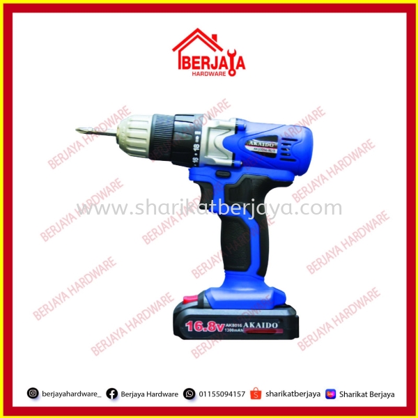 AK8018 CORDLESS DRILL 18V Akaido Power Tools Johor, Malaysia, Ayer Hitam Supplier, Wholesaler, Supply, Supplies | Sharikat Berjaya