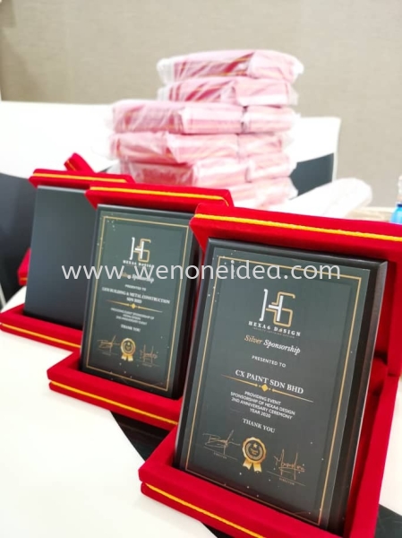 Velvet Box Plaque Plaque Trophy Corporate Gift Johor Bahru (JB), Malaysia, Ulu Tiram Supplier, Suppliers, Supply, Supplies | Wen One Idea Enterprise