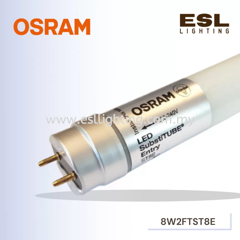 OSRAM LED T8 2FT ST8E 600mm 8W/865 SubstiTUBE Value 