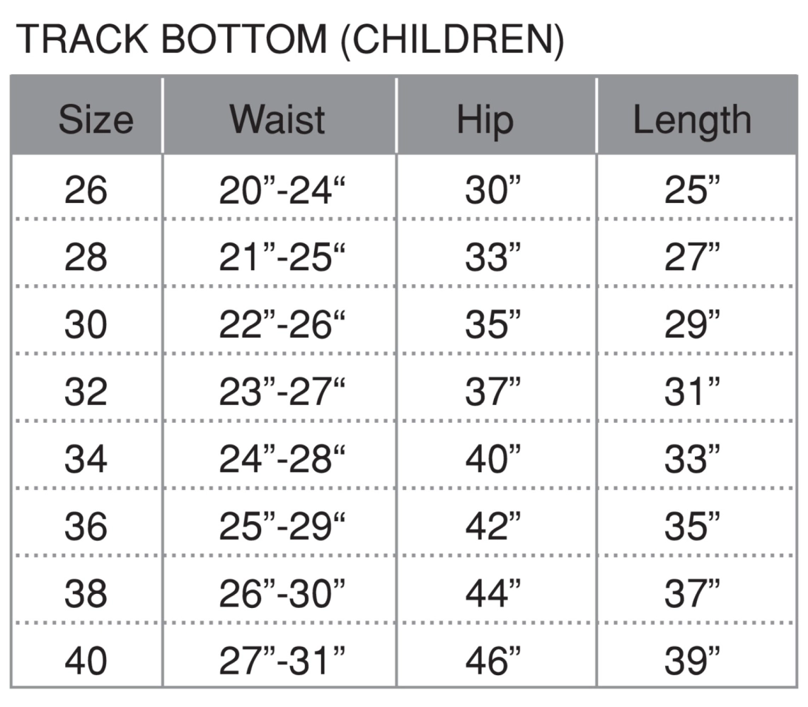 Children Track Bottom | 9500 