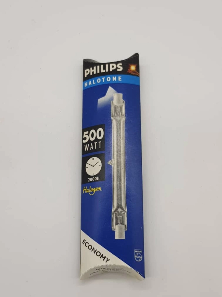 PHILIPS 118MM 500W HALOGEN R7s DOUBLE ENDED (MADE IN CHINA) Kuala Lumpur  (KL), Selangor, Malaysia Supplier, Supply, Supplies, Distributor | JLL  Electrical Sdn Bhd