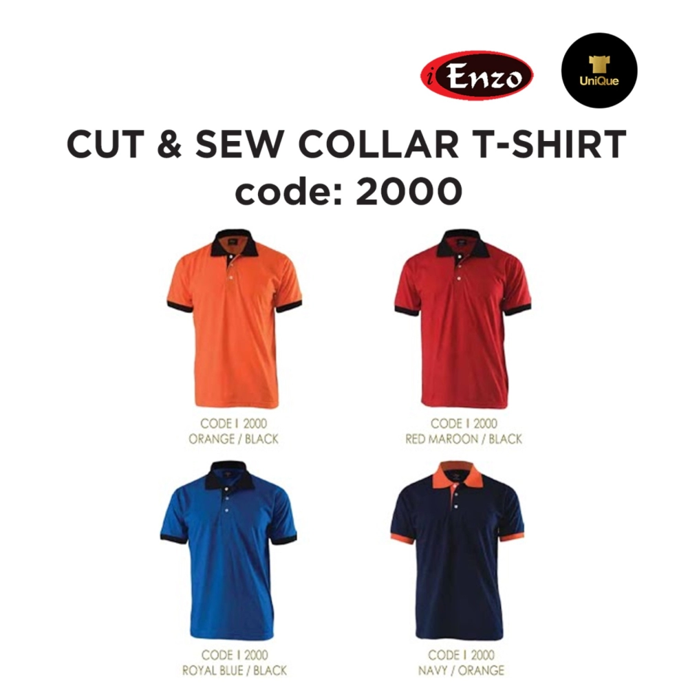 2000 Cut & Sew Collar T-shirt