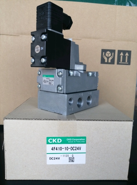 4F410-10-DC24V  Pilot Operated 3, 4, 5-port Solenoid Valves Solenoid Valve CKD Selangor, Malaysia, Kuala Lumpur (KL), Klang Supplier, Suppliers, Supply, Supplies | Nam Tong Engineering