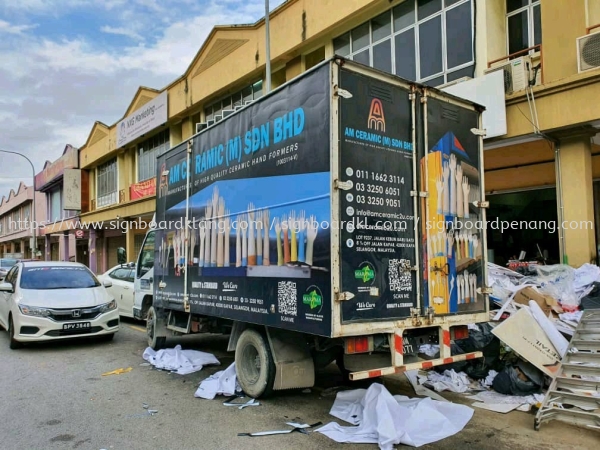 am ceramic lorry truck sticker Stiker Trak Lori Selangor, Malaysia, Kuala Lumpur (KL) Pembuat, Pebekal, Pemasangan | Great Sign Advertising (M) Sdn Bhd