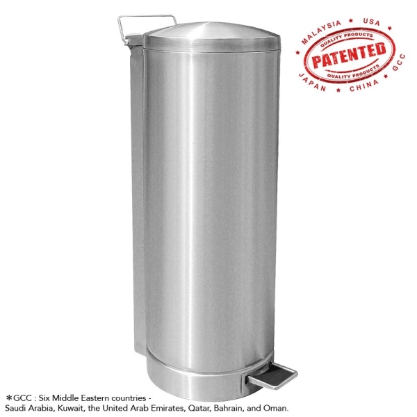 Pedal Bins - RB-408S-56L Hygienic Pedal / Sanitary Bins Malaysia Manufacturer | Evershine Stainless Steel Sdn Bhd