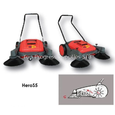 HeroS5 MANUAL SWEEPER / RIDE-ON SWEEPER