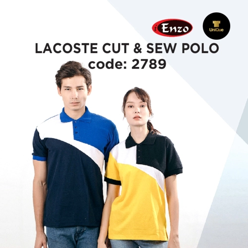 T-shirt Collar | Polo T-shirt | Plain Collar T-shirt | 30TC Lacoste Adult 2789