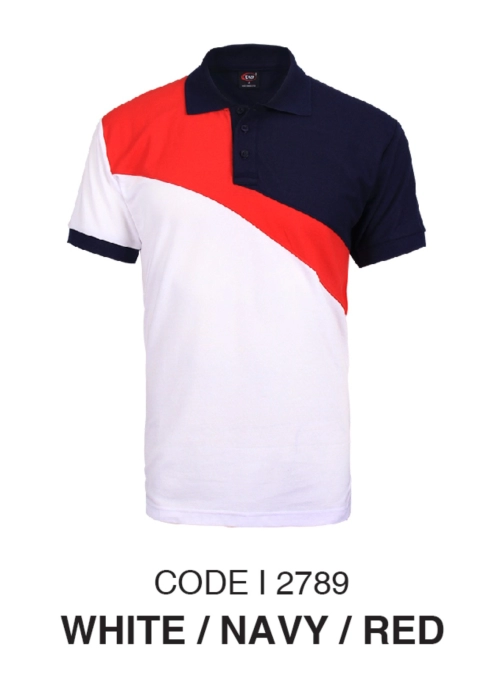 White / Navy / Red