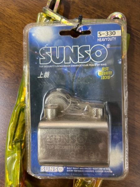 SUNSO Motorcycle Chain Lock Anti Cut Padlock Kuala Lumpur (KL), Malaysia, Selangor Supplier, Suppliers, Supply, Supplies | HOONG THYE LOCKSMITH