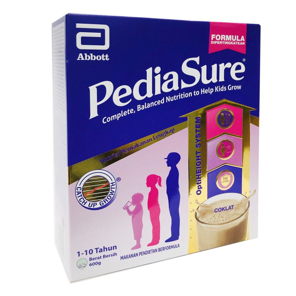 ABBOTT PEDIASURE Optiheight 牛奶粉 巧克力味 600公克