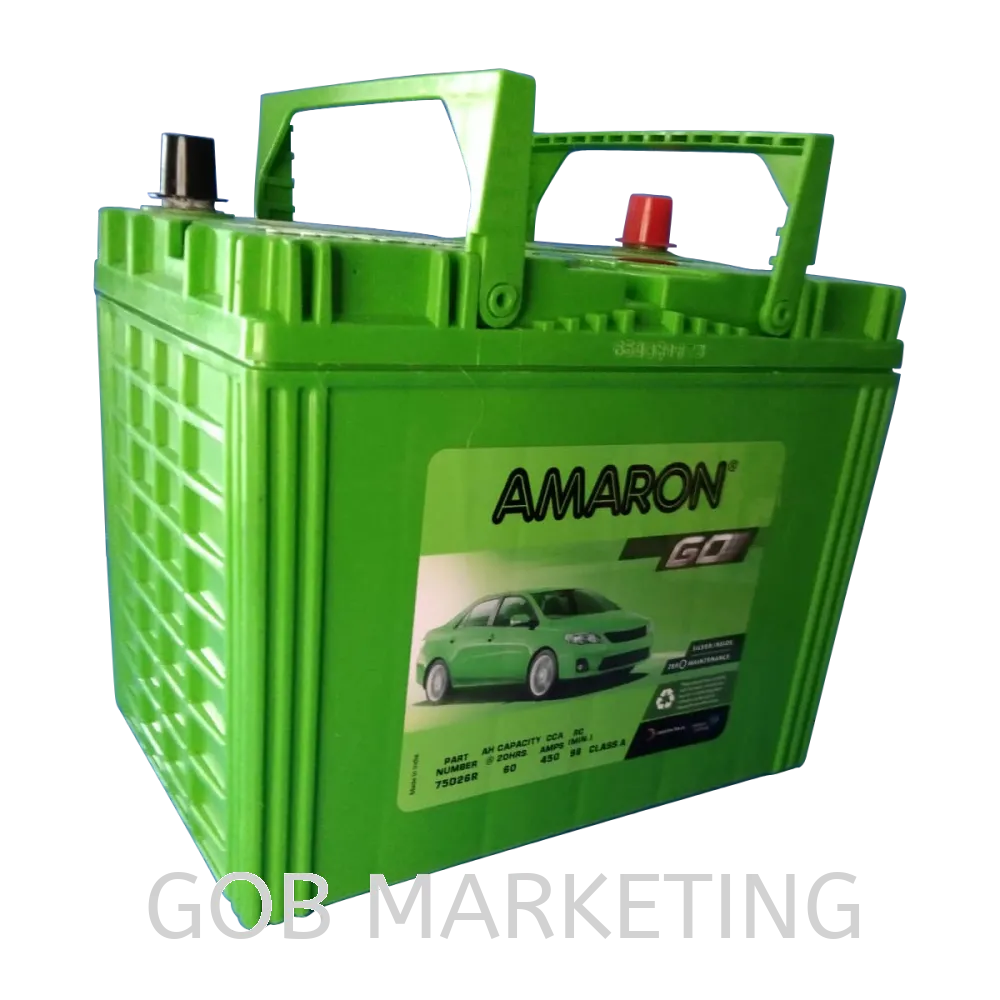 Amaron Go 75D26R (60AH, 450CCA)