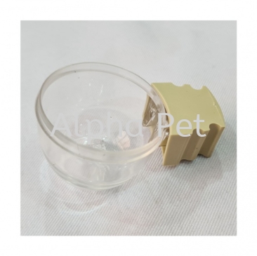 I Sparrow Transparent  Round Cup Without Hooder (ISR4)