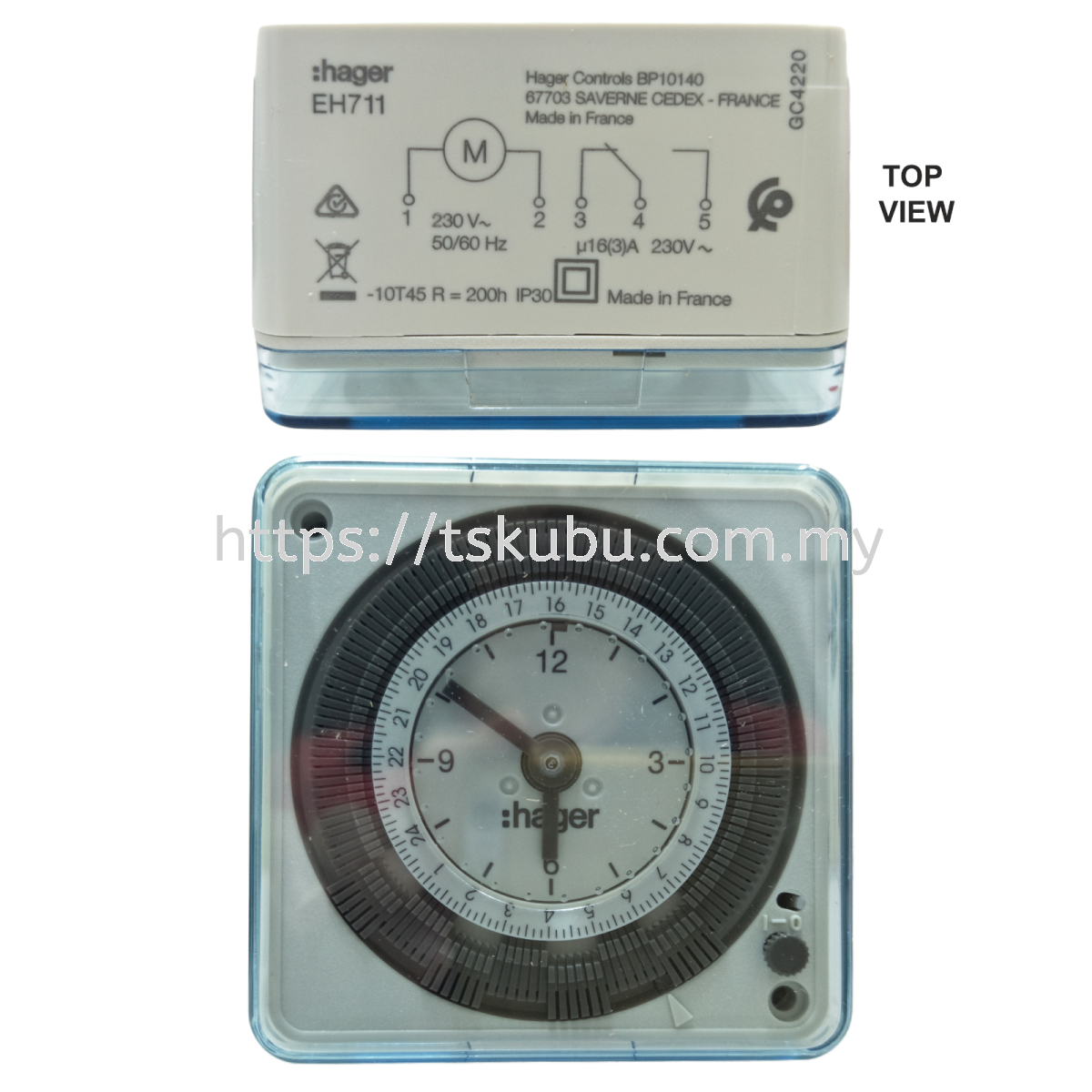 38797310 HAGER (EH-711) TIMER AND SENSOR ELECTRICAL COMPONENTS ELECTRICAL &  WIRING Melaka, Malaysia Supplier, Retailer,