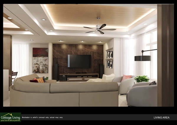 Modern Design Living Interior Design Penang, Bukit Mertajam, Malaysia Service, Design, Supplier, Supply | Cottage Living Sdn Bhd