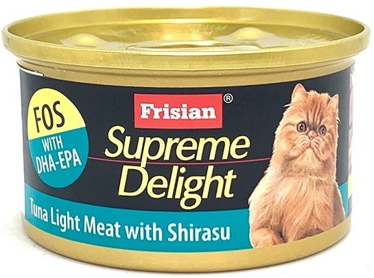 72520E SUPREME DELIGHT TUNA LIGHT MEAT WITH SHIRASU 85g Supreme Delight  Frisian Selangor, Malaysia, Kuala Lumpur (KL), Sungai Buloh Supplier, Suppliers, Supply, Supplies | Petopet Marketing Sdn Bhd