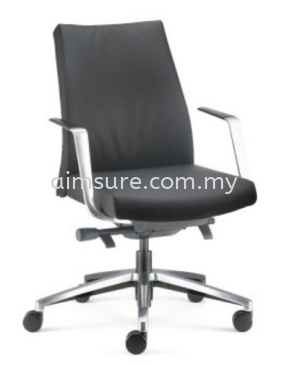 Premium low back leather chair AIM6312L