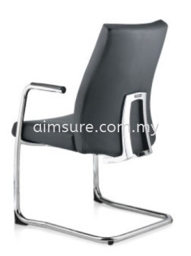 Premium visitor leather chair AIM6313L